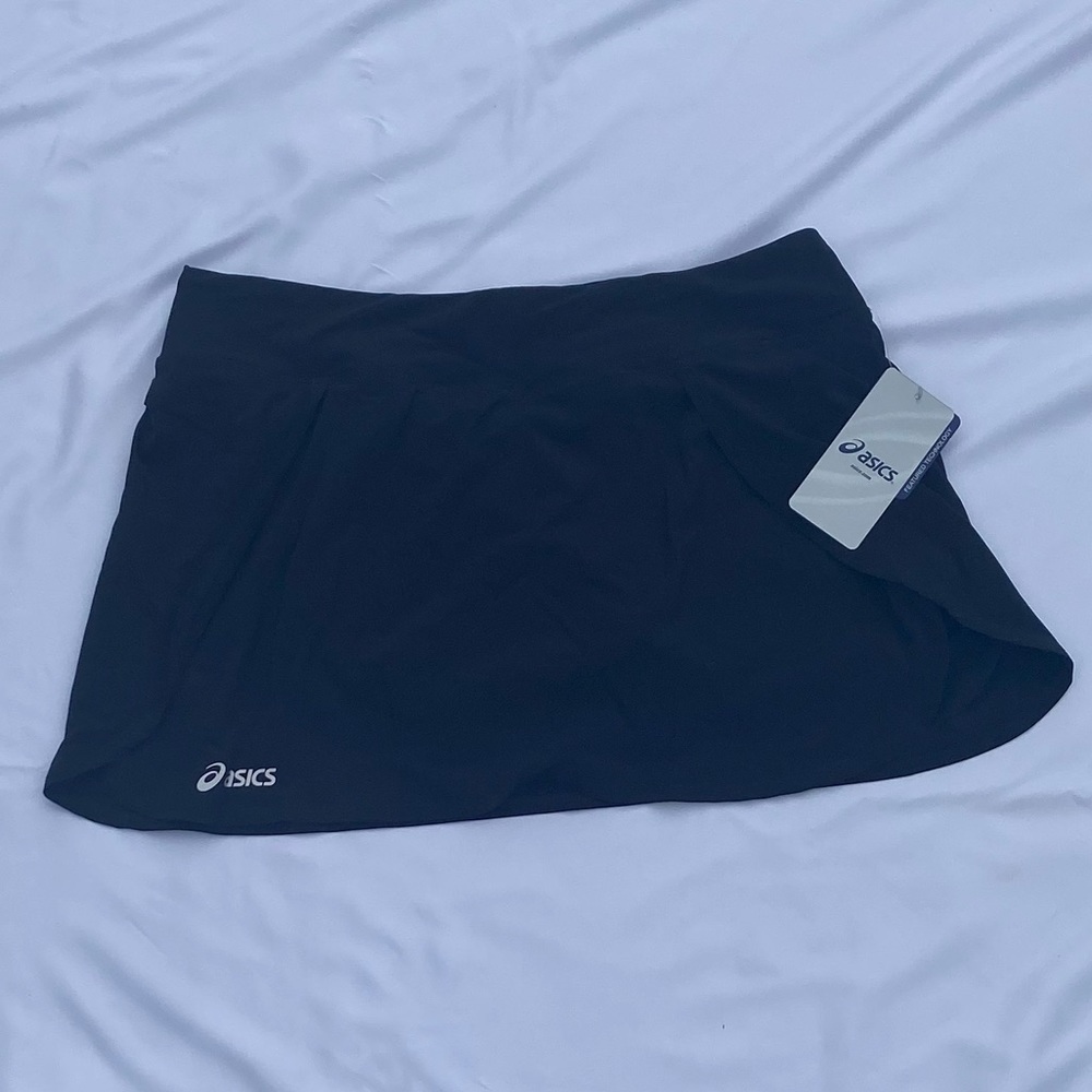 Black ASICS Tennis Skort